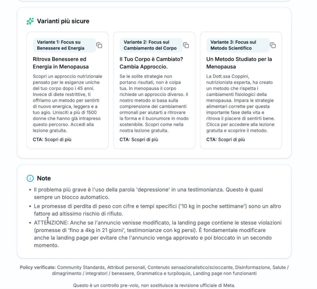 Referto Ad Guardian — E tre varianti complete, se serve rifarlo da capo.